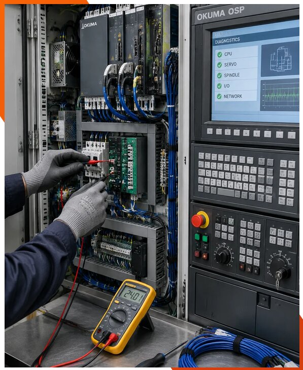Ремонт систем ЧПУ Okuma OSP в Вольске